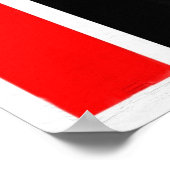 カラフル長方形（デジタル油彩画） ポスター (角)