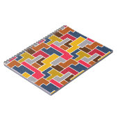 カラフル長方形 ノートブック (左側)