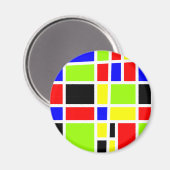 カラフル長方形 マグネット (正面/裏面)