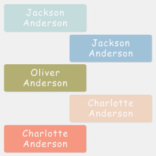 カラフル防水キッシパーソナライズされたュ ラベル