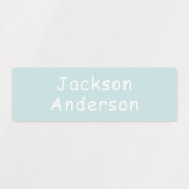 カラフル防水キッシパーソナライズされたュ ラベル (デザイン1)