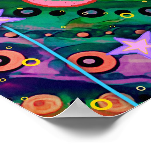 カラフル限定版風変わりでないおもしろい引用文 ポスター (角)