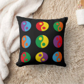 カラフル陰陽 クッション (ブランケット)