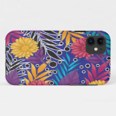 カラフル離れの花や模様 Case-Mate iPhoneケース (裏面(横))
