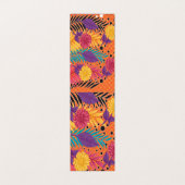 カラフル離れやの黒い背景 名刺 (内部フラット)