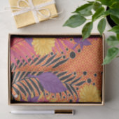 カラフル離れやの黒い背景 薄葉紙 (ギフト)