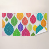 カラフル離れ型抽象芸術ミニマル浴 バスタオル (バスタオル)