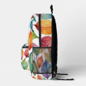 カラフル離れ自然アートデザイン プリントバックパック (右)