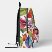 カラフル離れ自然アートデザイン プリントバックパック (左)
