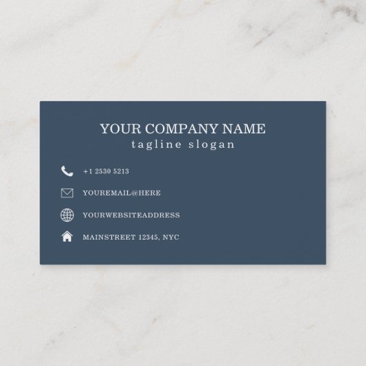 カラフル離れ花名刺 名刺 (裏面)