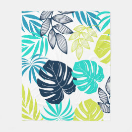 カラフル離れ フリースブランケット