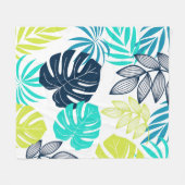 カラフル離れ フリースブランケット (正面(横))