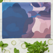 カラフル雷雲 キッチンタオル (折り畳み)