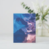 カラフル雷雲 ポストカード (スタンド正面)