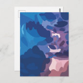 カラフル雷雲 ポストカード (正面/裏面)