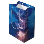 カラフル雷雲 ミディアムペーパーバッグ (裏面アングル)