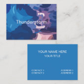 カラフル雷雲 名刺 (正面/裏面)
