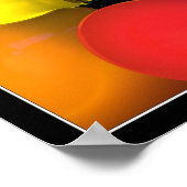 カラフル電球 – ポスター (角)