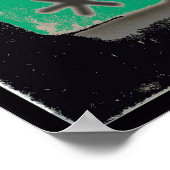 カラフル電話ボタン ポスター (角)