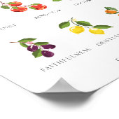 カラフル霊壁のぶら下がったポスター ポスター (角)