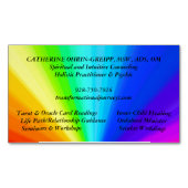 カラフル非デザイン マグネット名刺 (正面)