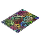 カラフル非対称抽象芸術形状 ノートブック (左側)