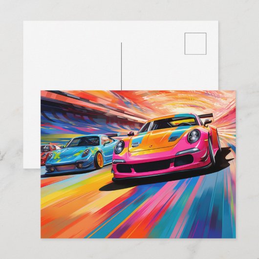 カラフル鞘 ポストカード (正面/裏面)