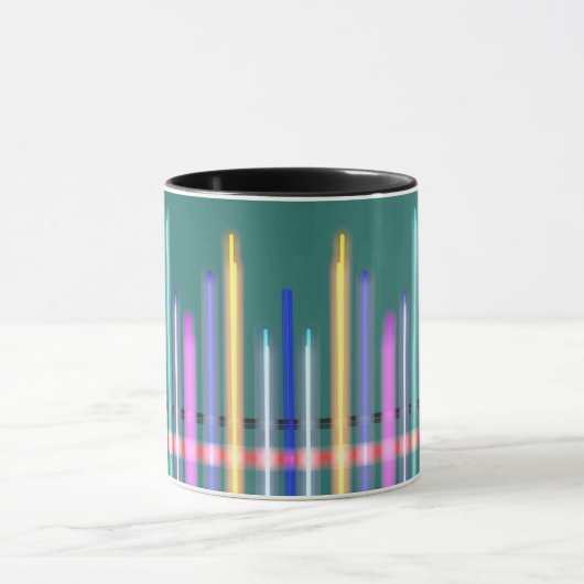 カラフル音波 マグカップ (中央)