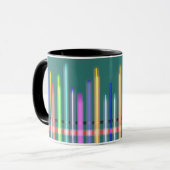 カラフル音波 マグカップ (正面左)