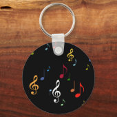 カラフル音符 キーホルダー (裏面)