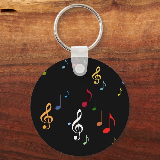 カラフル音符 キーホルダー (裏面)