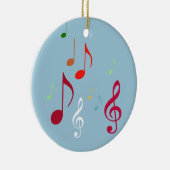 カラフル音符 セラミックオーナメント (右)