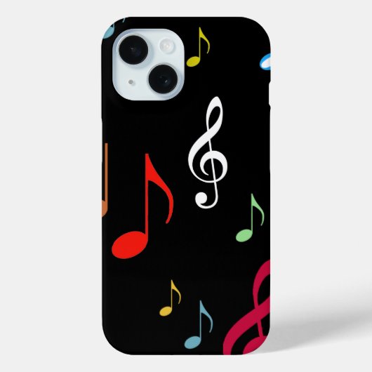 カラフル音符 Case-Mate iPhoneケース (裏面)