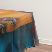 カラフル顔パターン テーブルクロス (インサイチュ)