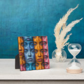 カラフル顔パターン フォトプラーク (インサイチュ)