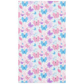 カラフル飛んでいる蝶 テーブルクロス (正面)