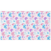 カラフル飛んでいる蝶 テーブルクロス (正面(横))