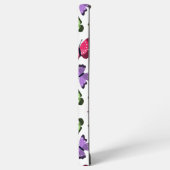 カラフル飛んでいる蝶 SAMSUNG GALAXYケース (左側面)