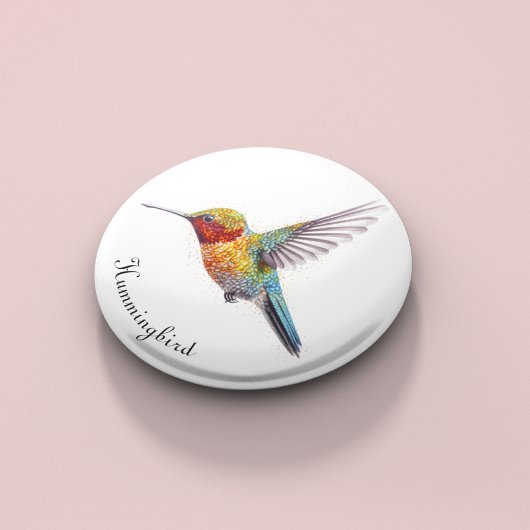 カラフル飛んでいるHummingbird pointillisisも 栓抜き