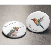 カラフル飛んでいるHummingbird pointillisisも 栓抜き