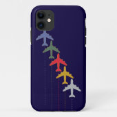 カラフル飛行機 Case-Mate iPhoneケース (裏面)