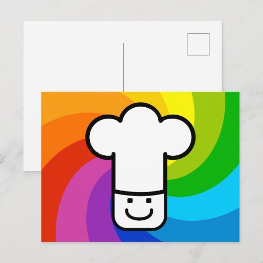 カラフル食 ポストカード (正面/裏面)