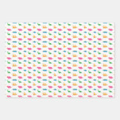 カラフル食 ラッピングペーパーシート (正面3)