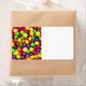 カラフル飴の背景 ラベル (インサイチュ)