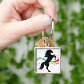 カラフル飼育馬 キーホルダー (手)