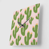 カラフル飾り時計 スクエア壁時計 (傾斜)