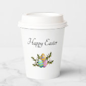 カラフル飾イースター卵 紙コップ (正面)