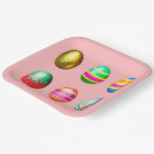 カラフル飾卵 ペーパープレート (傾斜あり)