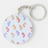 カラフル馬の模様 キーホルダー (裏面)