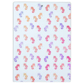 カラフル馬の模様 クリップボード (裏面)